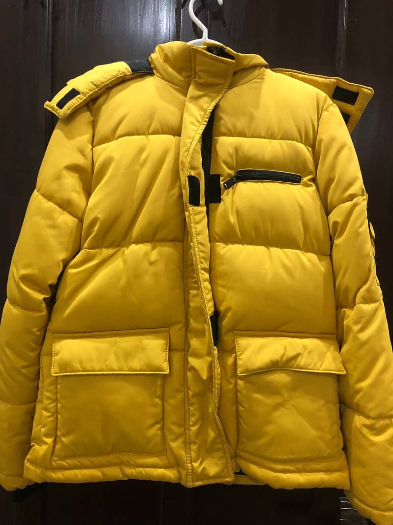 NL Brand (UK) Yellow Puffer Winter Jacket 0