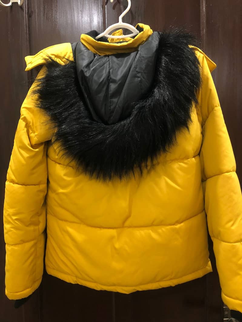 NL Brand (UK) Yellow Puffer Winter Jacket 1