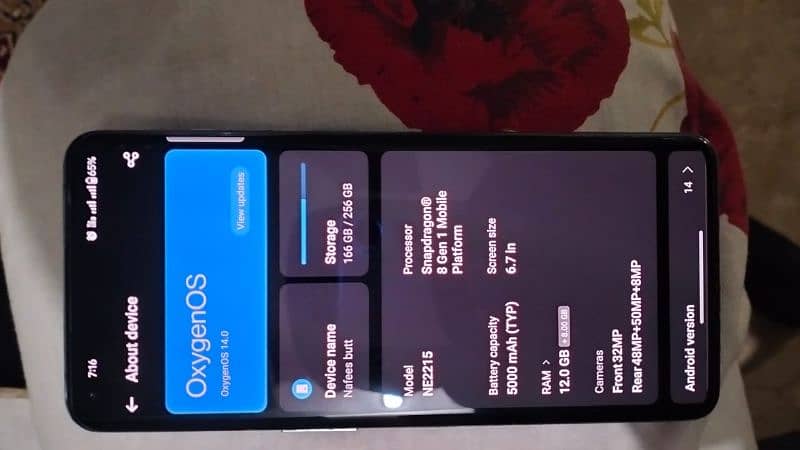 one plus 10pro 5g 12gb/256gb official pta 5