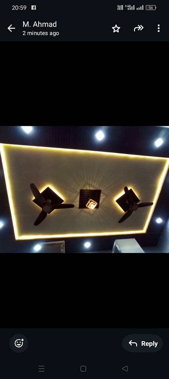 fancy Panel ceiling/Blinds/Wood floor/pvc Floor/Ceiling/media wall 4