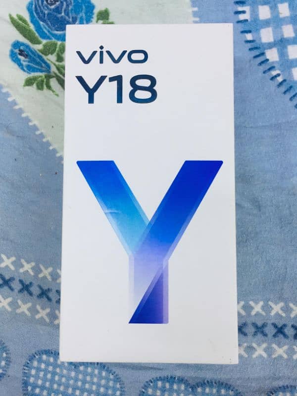 vivo y18 4+4 128 original box sath ha Pta approved ha 3