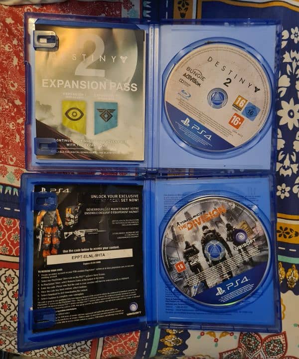 tom clancy's the division and destiny 2 ps4 cds for sale 3