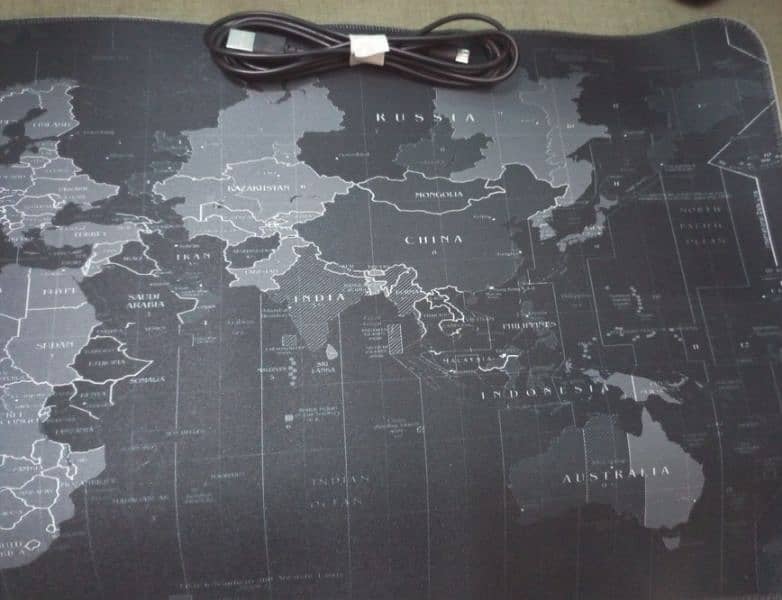 World map RGB Gaming mouse pad 2