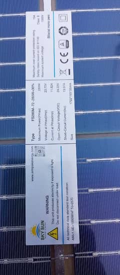 3 solar panel skysun 280 wat