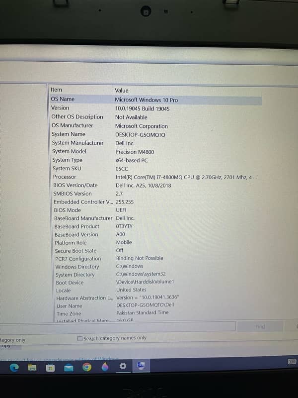 Dell Precision M4800 core i7 nvidia quadro K1100M 8