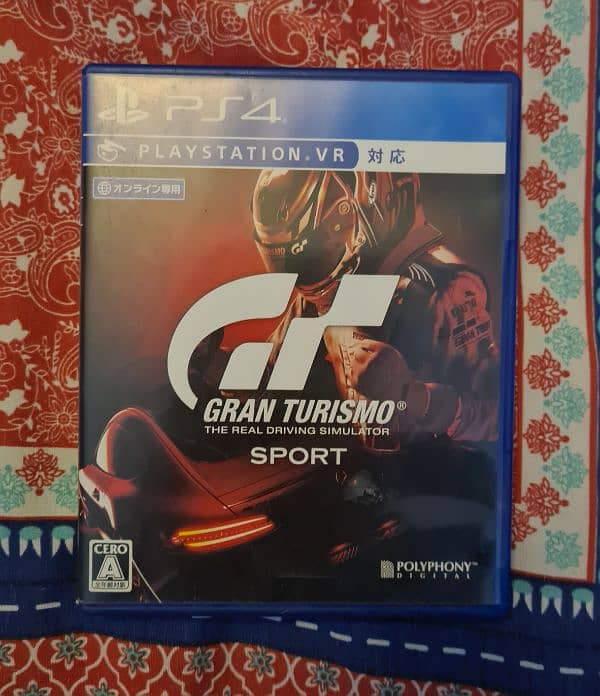 grand turismo sport ps4 for sale in good condition 0