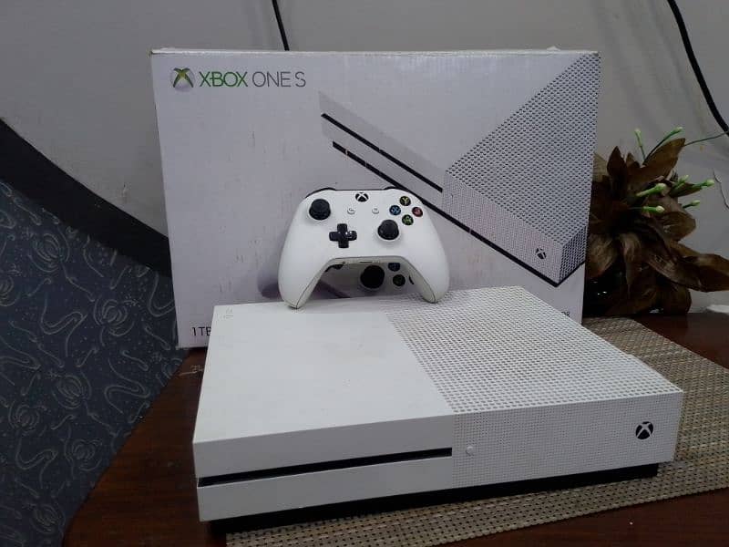 Xbox oneS with box this Xbox is non jhelbrake,gaming console Xbox 1 S 0