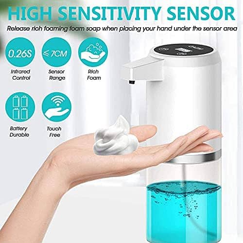 Automatic Soap Dispenser, Rechargeable Non-Touch 5