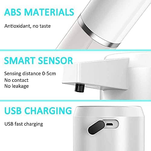 Automatic Soap Dispenser, Rechargeable Non-Touch 6