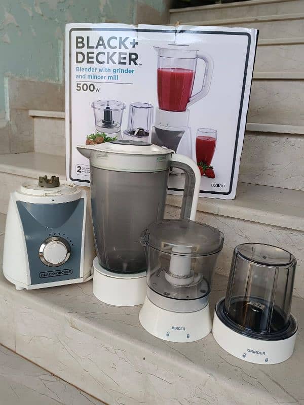 Original Black and Decker Blender, Mincer and Grinder 1