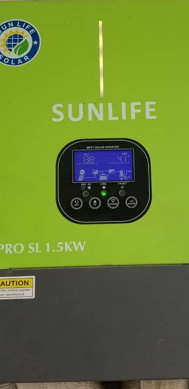 Sunlife Hybrid Solar Inverter PV 2500/ 1500 watt. 1