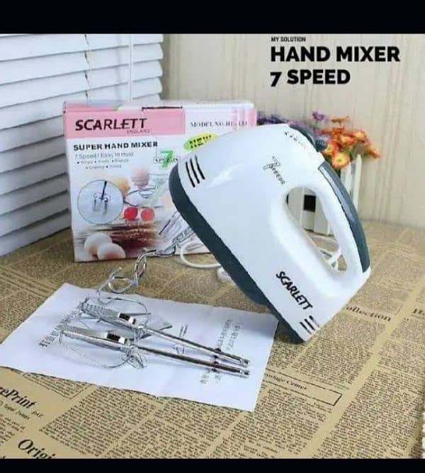 scarlet egg beater & mixer Scarlett 7 speed Egg Beater,Mixer 2