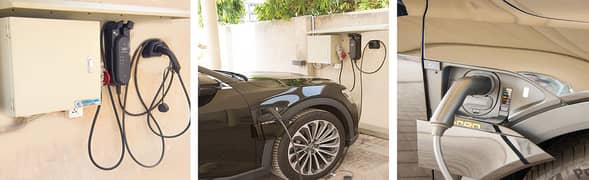 Electric Vehicles Chargers unit at home