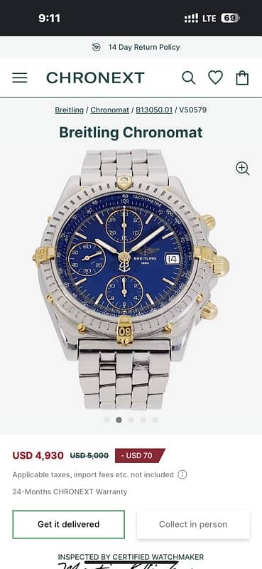 We PURCHASE USED WATCHE Rolex Cartier Omega Hublot Chopard Tag Heuer 15