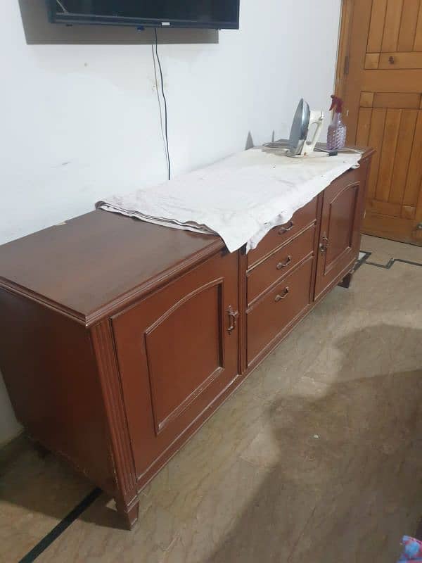 Dressing table and Side board with cabinets and draws 3