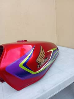 Honda 125 17 model fuel tank tapy and cone