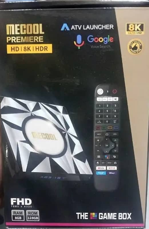 LATEST ANDROID TV BOX 8GB 128GB with voice remote 0