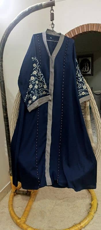 embroidered abaya ( length 54) 1