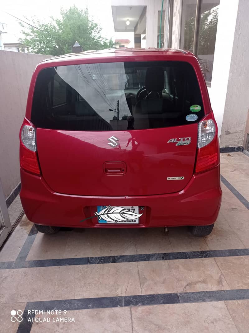 Suzuki Alto 2014 model 2018 registered islamabad num 1