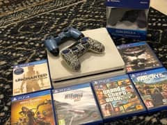 PS4 Slim 500gb - 6 games - 3 controllers