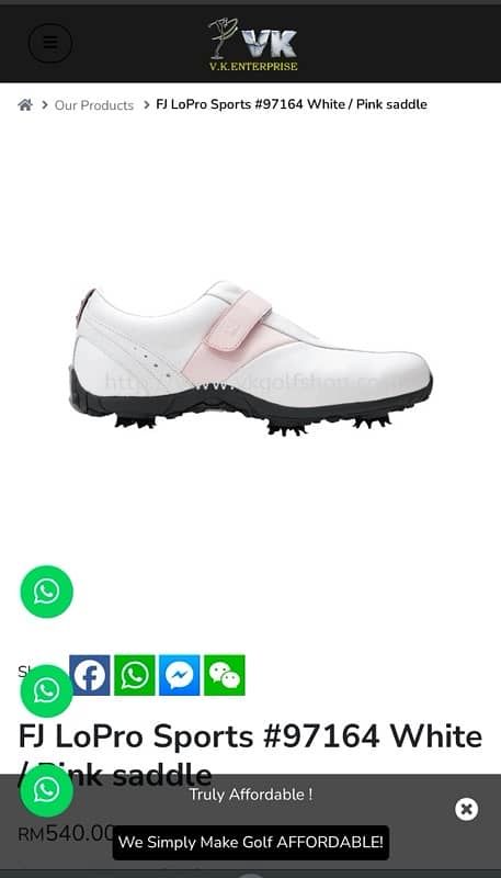 FootJoy sports Golf Women golf shoes 0