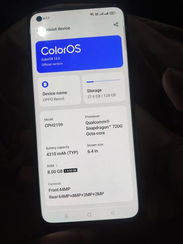 OPPO Reno 5 8/128 3