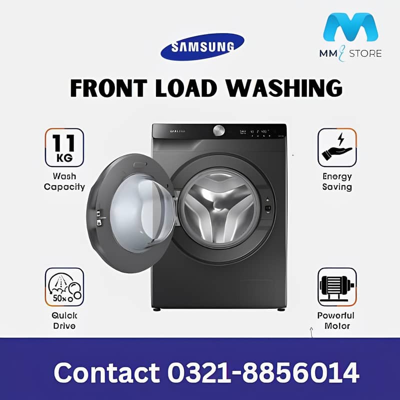 Samsung Front Load 11/7 WD11TP34DSX washing machine 0