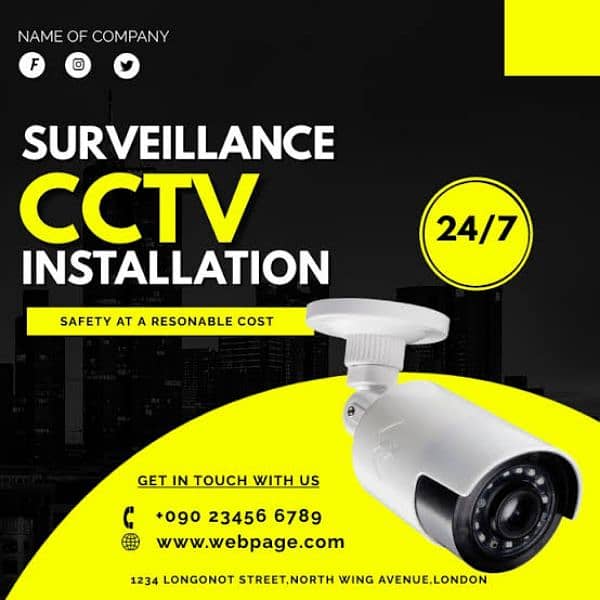 CCTV Security Cameras installation 2