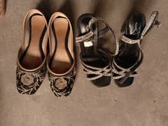 heels and khusa/different prices