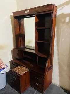 wooden dressing table