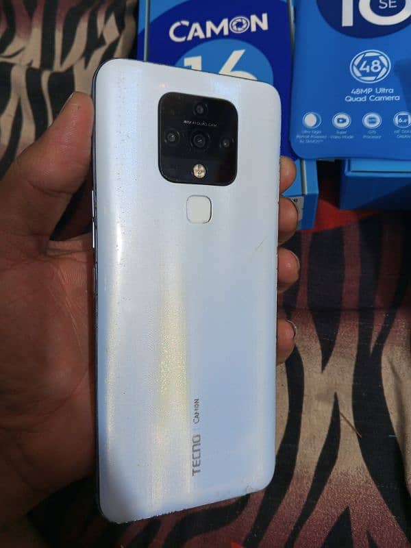 Tecno Camon 16SE Mobile with Box PTA official 0