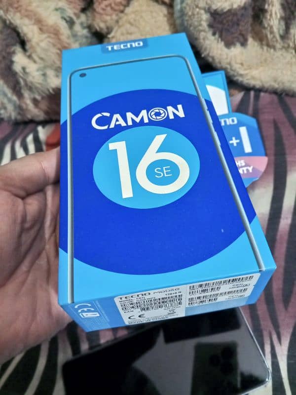 Tecno Camon 16SE Mobile with Box PTA official 8