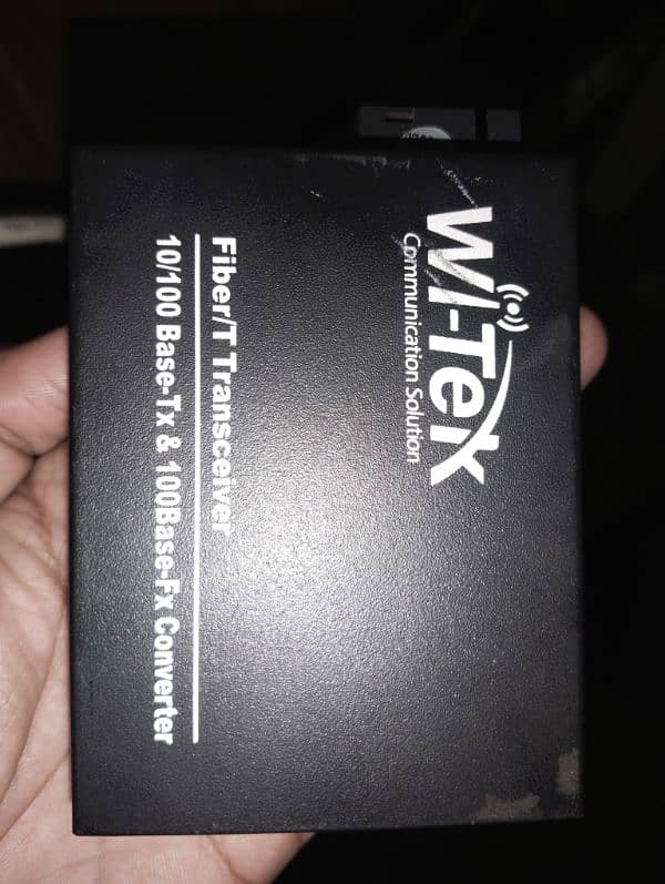 WI-TEK MC101M 10/100 Media converter 0