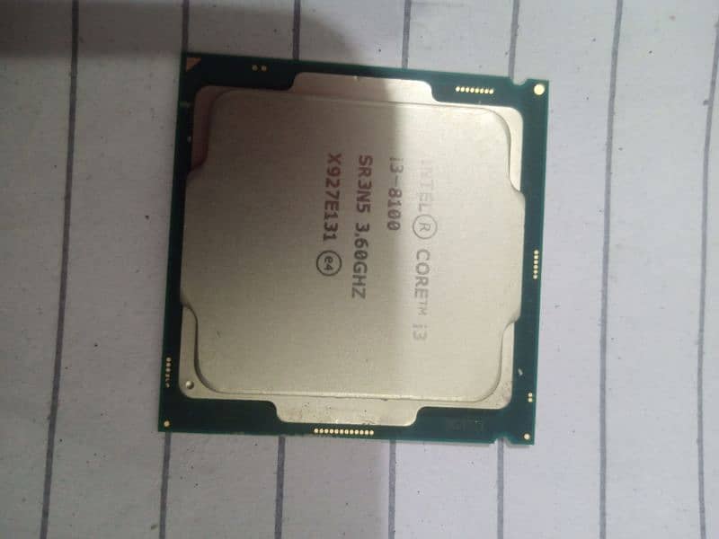 i3 8th gen processor 8100 only one month used 0