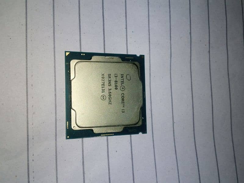 i3 8th gen processor 8100 only one month used 2