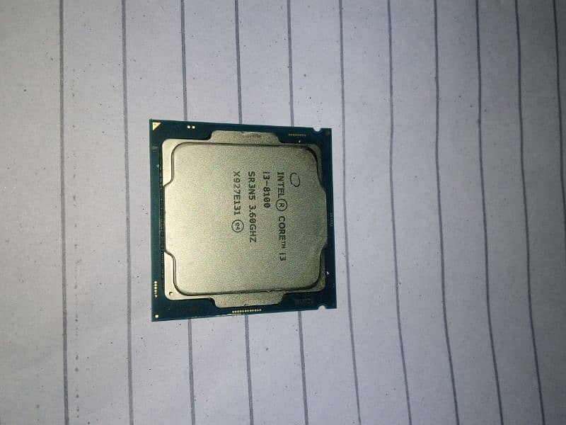 i3 8th gen processor 8100 only one month used 3