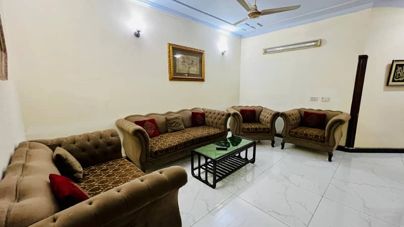 10 marla furnished ground portion available for rent in bahria town phase 4 civic center 6