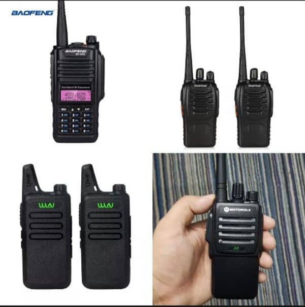 All Types Of Walkie Talkie Wireless Available 2