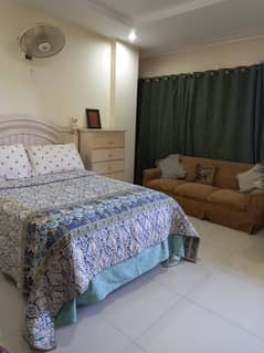 Two bedroom furnished apartment available for rent in bahria town phase 6 empire heights