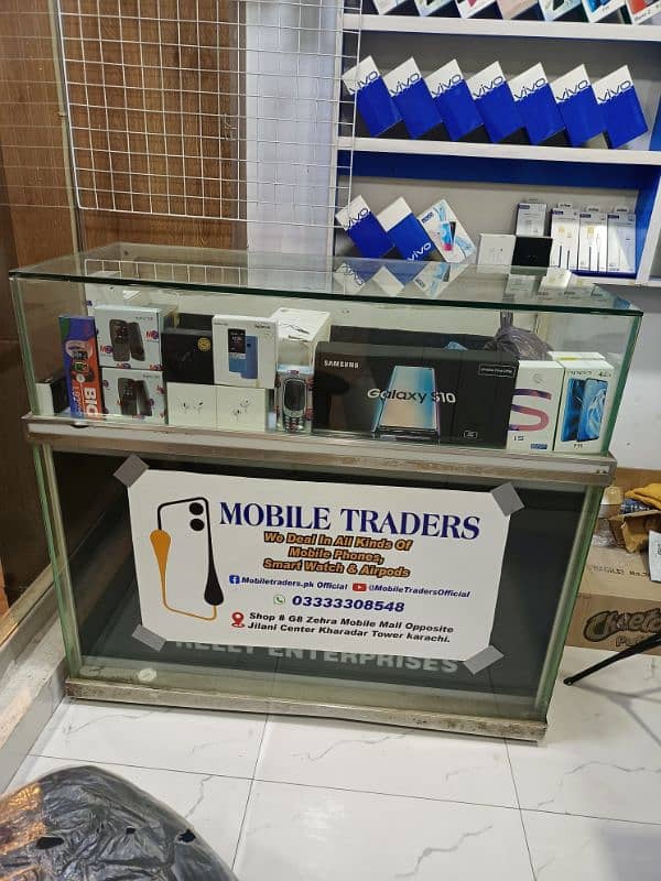 Mobile Counter 3.5ftRed 15000 Oppo Vivo 4ft 18000 to 35000 & 6shelf 0