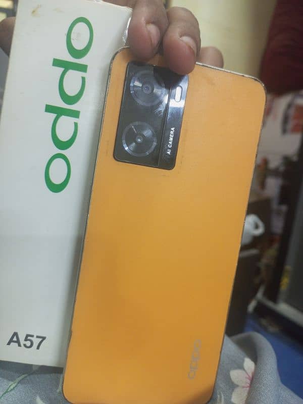 oppo A57 with box excellent condition 0