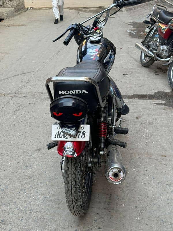 Honda 125 2021 model Double saman Pindi number 3