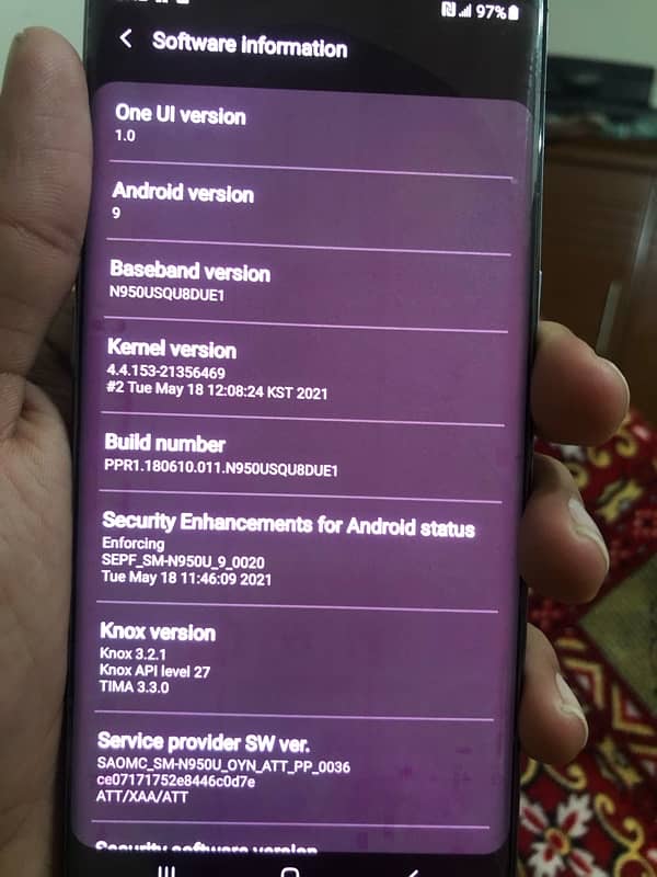 samsung galaxy note 8 non PTA snapdragon version impoted from dubai 4