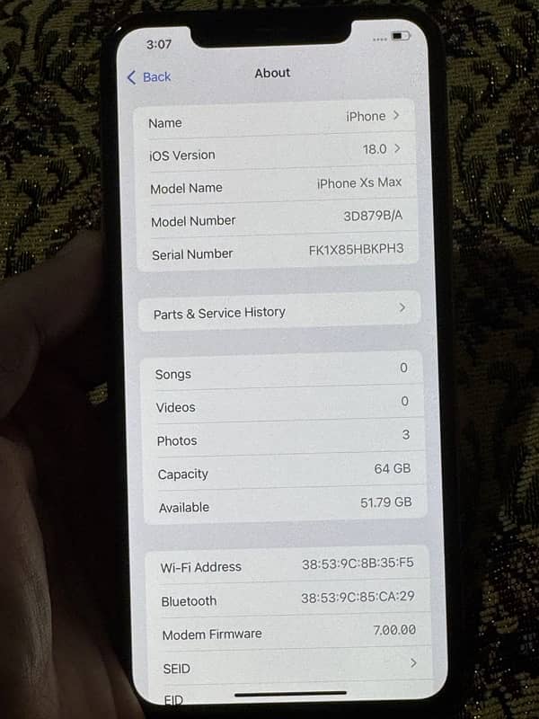 Iphone Xsmax Gold 64gb PTA Approved 3