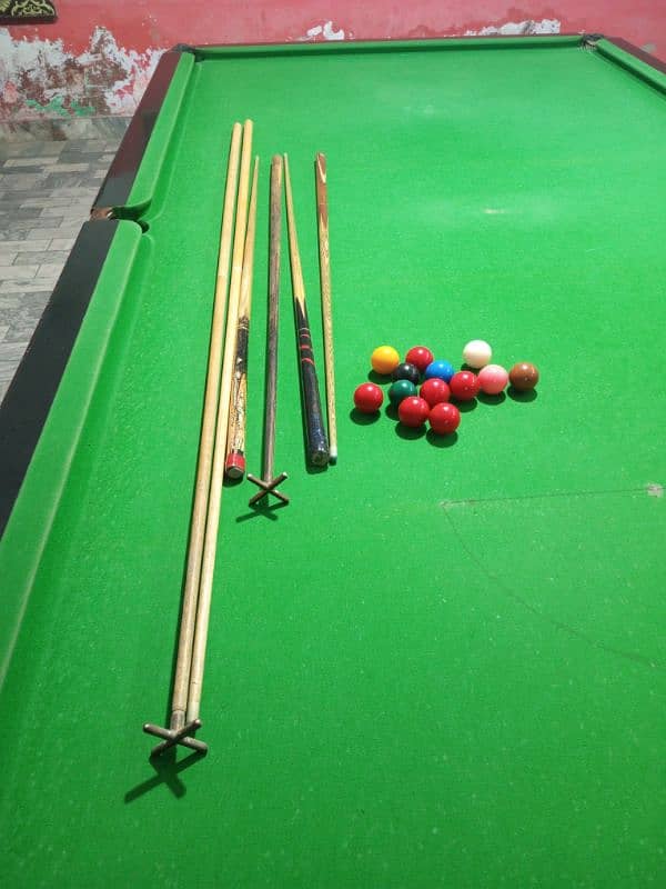 TWO / ONE SNOOKER TABLE ONE IS RASSON ENGLISH 1