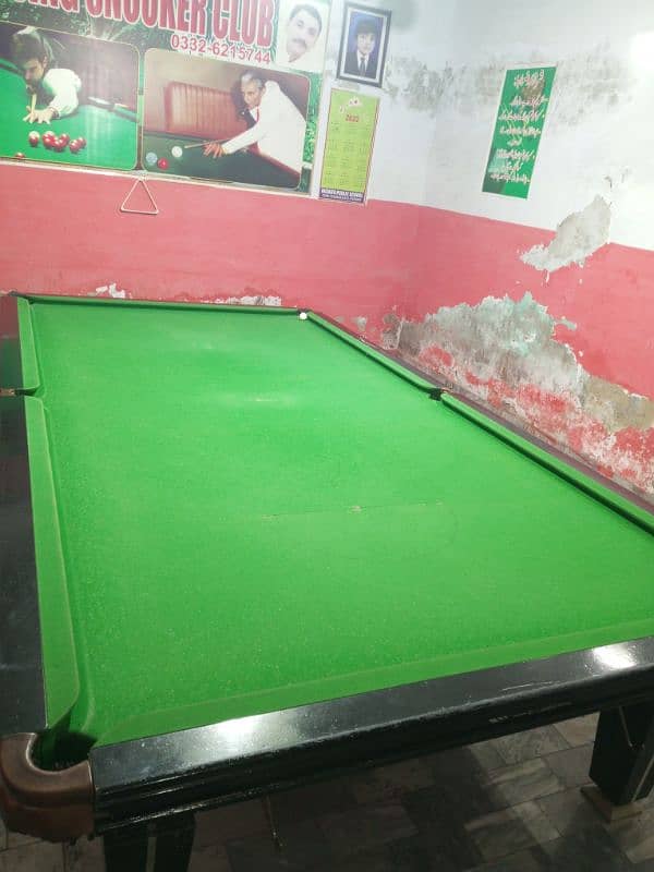 TWO / ONE SNOOKER TABLE ONE IS RASSON ENGLISH 10