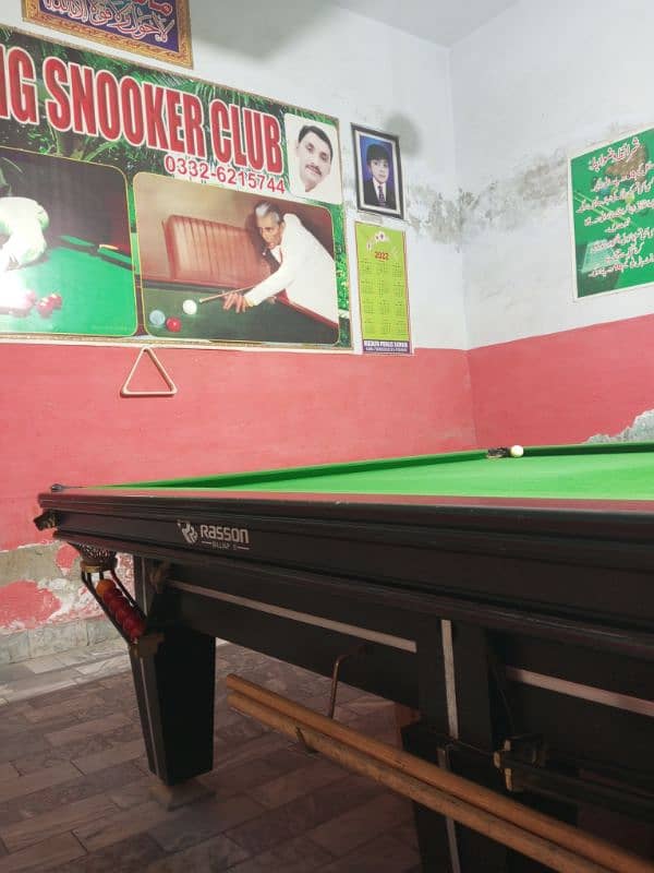 TWO / ONE SNOOKER TABLE ONE IS RASSON ENGLISH 11