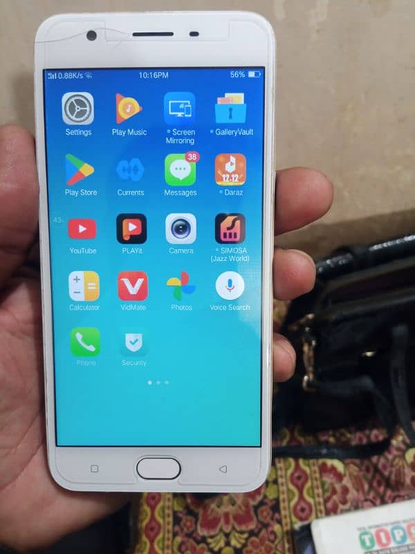 oppo à 57 for sale location Johar town no box no charger 5