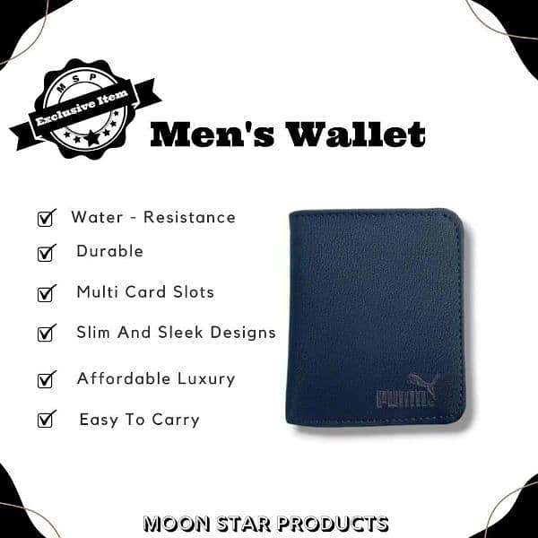 Men's luxury Wallet 0