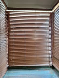 Window Blinds for sale ( Wood color )